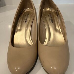 Comfort Plus by Predictions Women's Beige Heels